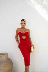 VESTIDO GAIA VERMELHO