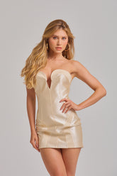 VESTIDO NIGHT NUDE CHAMPAGNE