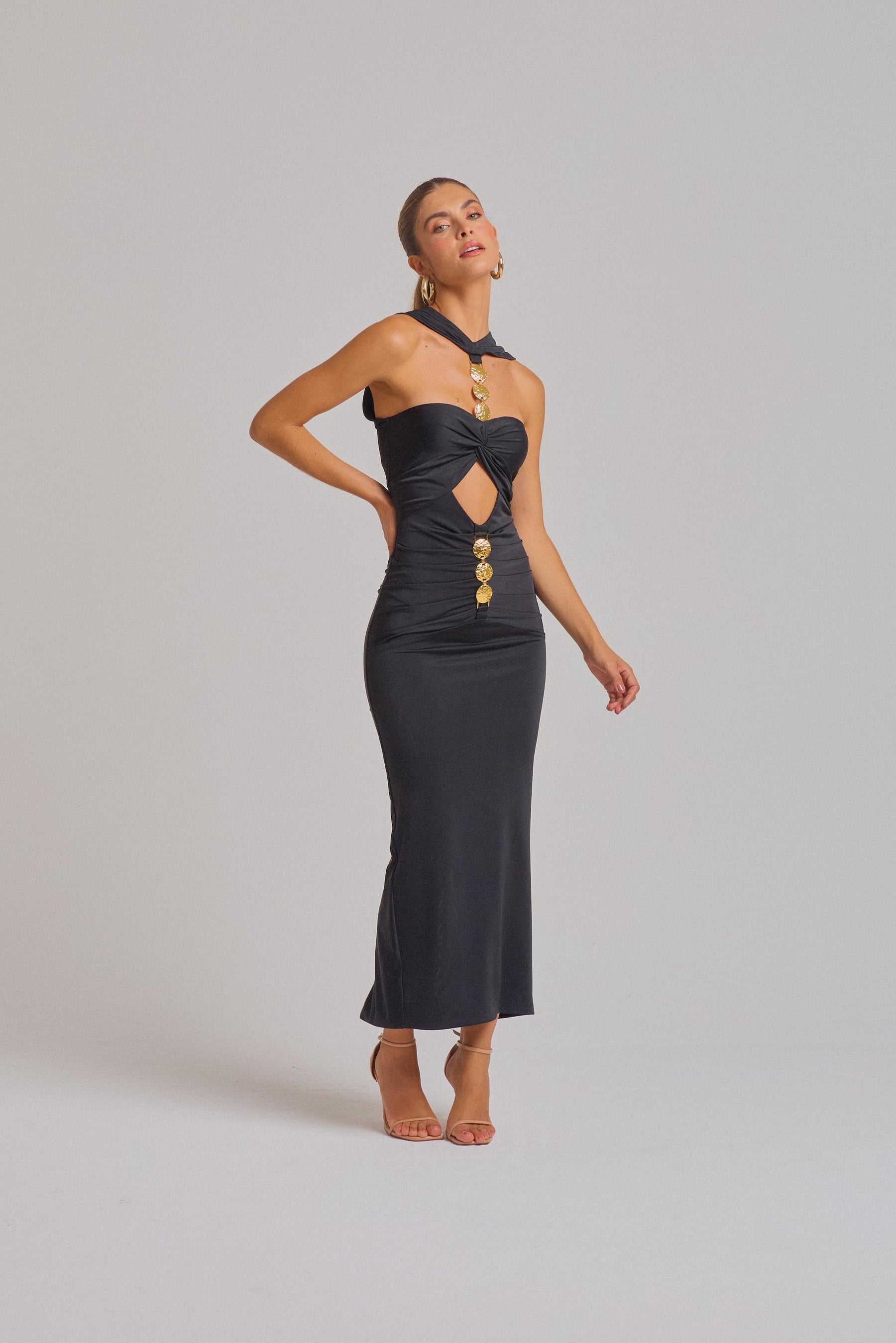 VESTIDO ROSALIA PRETO